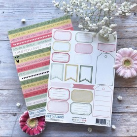 Etiquettes Cyclique A5 - Chou and Flowers