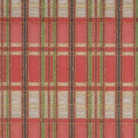 Tissu décoratif Carreaux Rouge Creapop - Hobbyfun