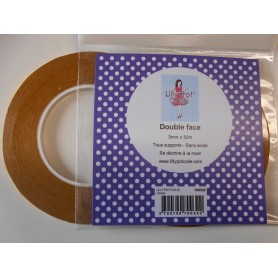 Bande adhésive double face 3 mm x 50 m - Lilly Pot'Colle