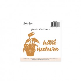 Dies Plante d'intérieur 3pc - Jungle d'intérieur - Béatrice Garni illustration
