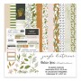 Set de papier 30x30 Jungle d'intérieur 6f et 1 planche à découper - Béatrice Garni illustration