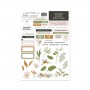 Set de papier 30x30 Jungle d'intérieur 6f et 1 planche à découper - Béatrice Garni illustration