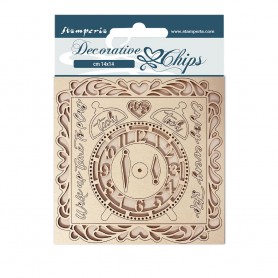 Decorative Chips Clock - Daydream - Stamperia