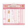 Set de papier 20x20 Babydream Pink 10 feuilles - Stamperia