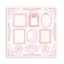 Set de papier 20x20 Babydream Pink 10 feuilles - Stamperia
