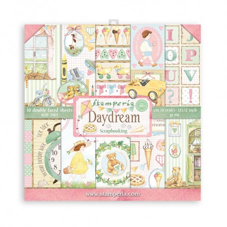 Set de papier 30x30 Daydream 10 feuilles - Stamperia