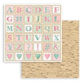 Papier 30x30 Alphabet 1f - Daydream - Stamperia