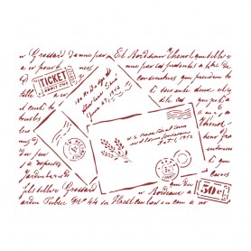 Pochoir Letters 20x15cm - Provence - Stamperia Thick Stencil