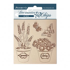 Decorative Chips Vases - Provence - Stamperia