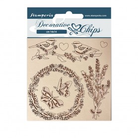 Decorative Chips Garland and Birds - Provence - Stamperia