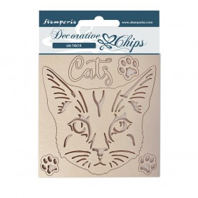 Decorative Chips Cat - Provence - Stamperia