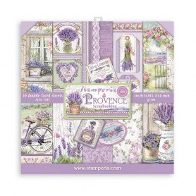 Set de papier 20x20 Provence 10 feuilles - Stamperia