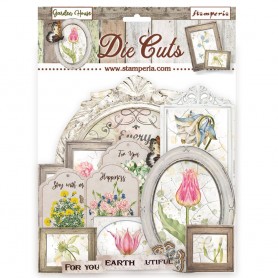 Die-cuts Romantic Garden House - Stamperia