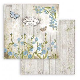 Papier 30x30 Columbin 1f - Romantic Garden House - Stamperia