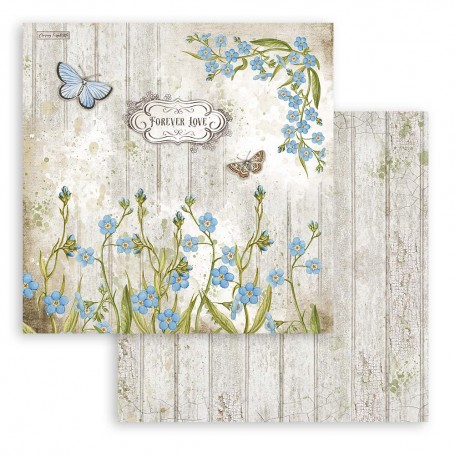 Papier 30x30 Columbin 1f - Romantic Garden House - Stamperia