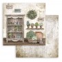 Set de papier 20x20 Romantic Garden House 10 feuilles - Stamperia