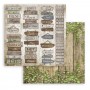 Set de papier 20x20 Romantic Garden House 10 feuilles - Stamperia