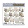 Set de papier 20x20 Romantic Garden House 10 feuilles - Stamperia