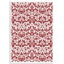 Pochoir Wallpaper pattern A4 - Casa Granada - Stamperia Thick Stencil