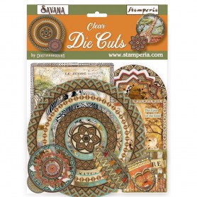 Die-cuts Clear Savana 57 pc - Stamperia