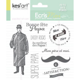 Tampons Fête des Pères - Ecris moi - Kesi’art