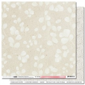 Papier 30x30 Tout doux 1f - Romance - Les ateliers de Karine
