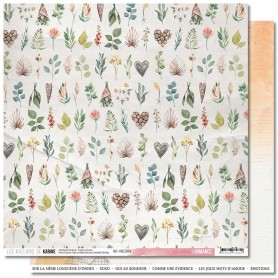 Papier 30x30 Jolis détails 1f - Romance - Les ateliers de Karine
