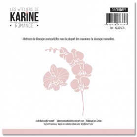 Dies Orchidées 2pc - Romance - Les Ateliers de Karine