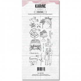 Tampons C'était écrit... - Romance - Les ateliers de Karine