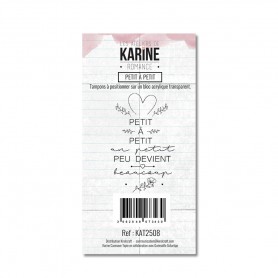 Tampon Petit à petit - Romance - Les ateliers de Karine