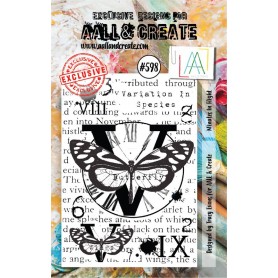 Tampon 598 Minutes in Flight 1pc - AALL and Create Clear stamps
