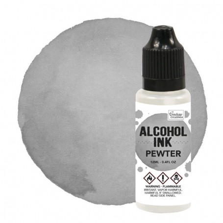 Encre à alcool Pewter 12ml - Couture Creations - Alcohol ink