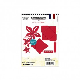 Dies Enveloppes et Fleurs 7 pc - Liberty - Florilèges Design