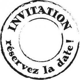 Tampon bois Invitation – Woodies Artemio 