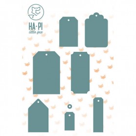 Dies Etiquettes 8pc - Good day sunshine - HA PI Little Fox