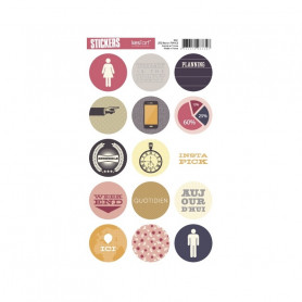 Autocollants ronds Instapick - Kesi'art stickers