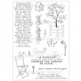 Tampons Jardin bucolique - Cottage - Mes P'tits Ciseaux