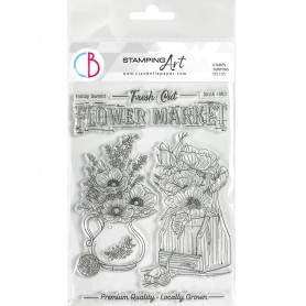 Tampons Flower Market – Sparrow Hill - Ciao Bella Stamps
