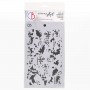 Pochoir Texture Scraped off – Ciao Bella Stencil Art