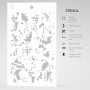 Pochoir Texture Scraped off – Ciao Bella Stencil Art