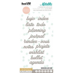 Dies métaliks Bullet Journal - Kesi'art