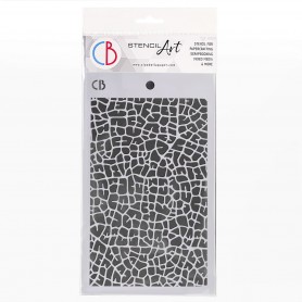 Pochoir Texture Leaf Venation – Ciao Bella Stencil Art