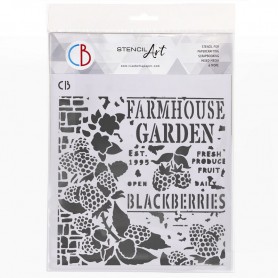 Pochoir Texture Farmhouse Garden – Ciao Bella Stencil Art