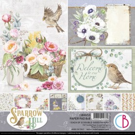 Set de papier 20x20 Sparrow Hill 12 feuilles – Ciao Bella Papercrafting