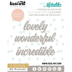 Dies métaliks Wonderful - Kesi'art