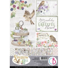 Set de papier A4 Sparrow Hill 9f - Creative Pad Ciao Bella Papercrafting