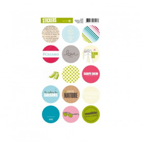 Autocollants ronds Défilé - Kesi'art stickers