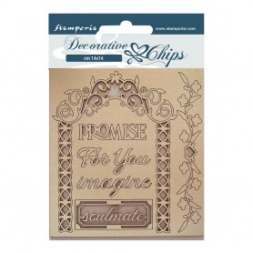 Decorative Chips Promise for you - Garden of Promises - Stamperia