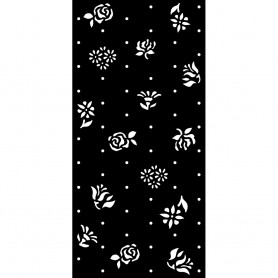 Pochoir Rosebuds 12x25cm - Garden of Promises - Stamperia Thick Stencil