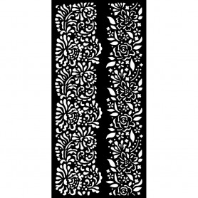 Pochoir Borders 12x25cm - Garden of Promises - Stamperia Thick Stencil